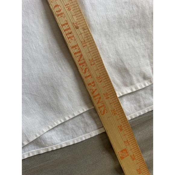 Orvis White 100% Linen Button Front Shirt Sz XL Relaxed Fit Lightweight Classic - Picture 6 of 6